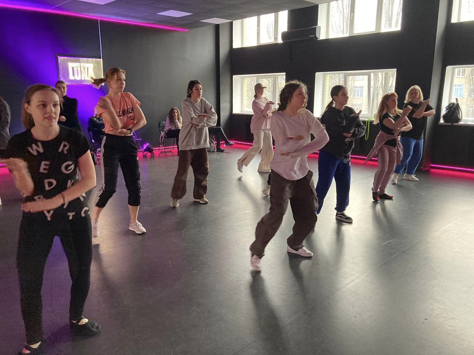 Dance class essentials and practice notes prepared for a studio session