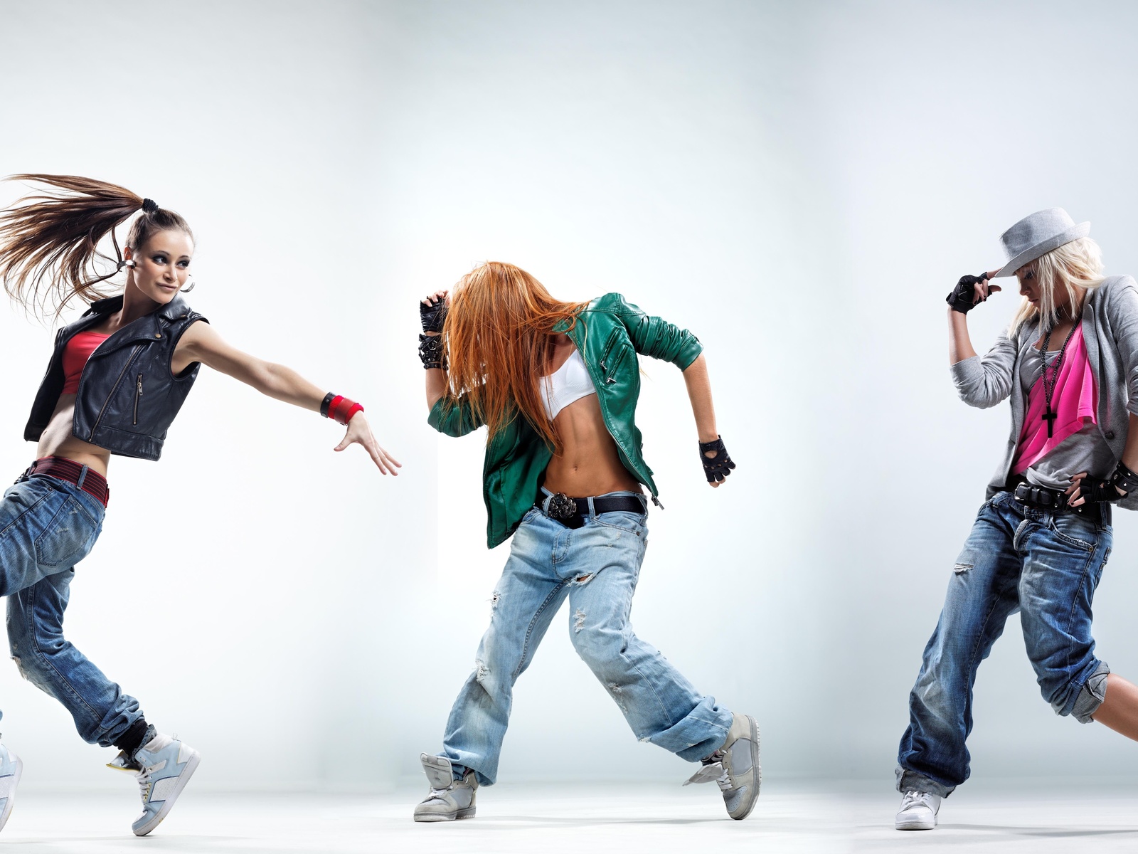 Dance studio overview illustrating different movement styles and creative training spaces